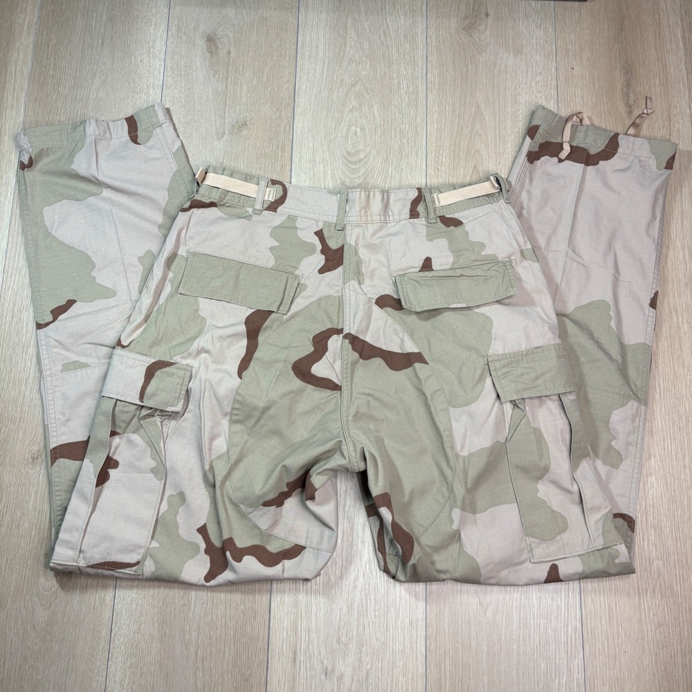 US Military BDU Desert Camo Cargo Pants Ripstop Medium Long 3 Color Adjustable - Picture 4 of 8
